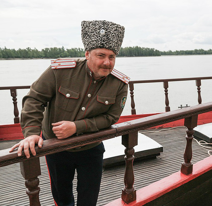 Сибирский потомственный казак Сергей Рождественский.